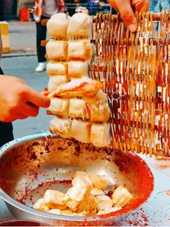 雪天毛豆腐烟火